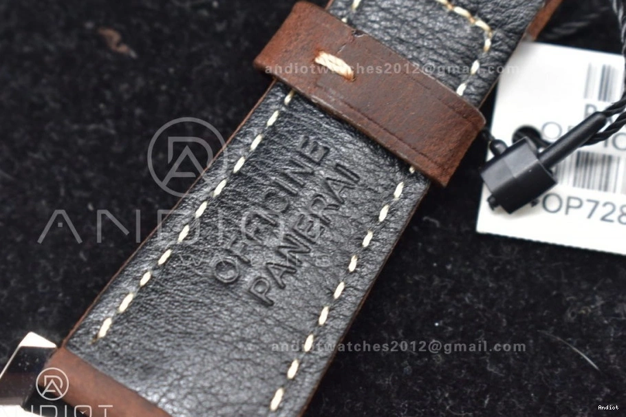 VSF Dial Asso AXXXIV on Brown White Best Luminor Strap PAM1046 Edition Due 1104